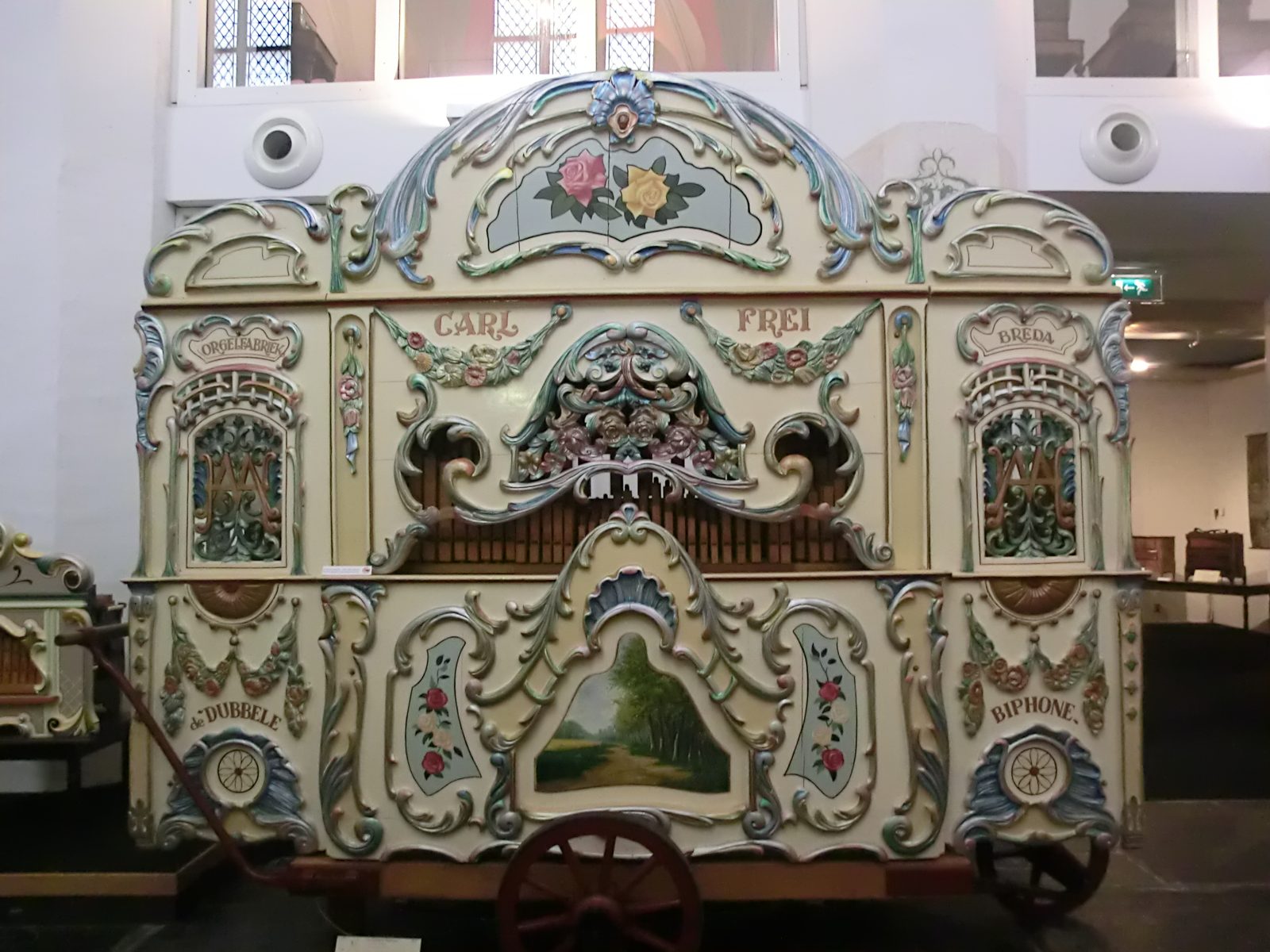 Figure 3 — A Carl Frei street organ, exemplifying the classic Dutch voicing (bourdon céleste, undamaris) he defined at Breda from 1920