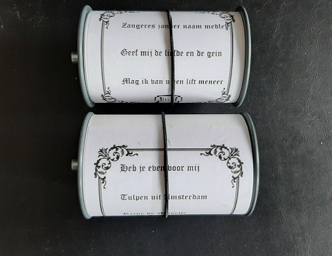 Figure 3 — A commercial 110 mm 20-note Raffin roll of the kind the Universal reads