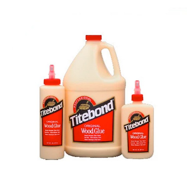 Figure 2 — A bottle of aliphatic-resin yellow wood glue, the everyday PVA the busker corpus recommends for most of the build: long open time, water cleanup, cheap, non-toxic, but not reversible and no grip on…